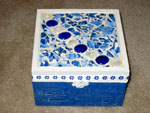 Mosaic Blue & White Box