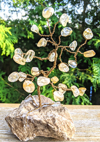Citrine Gemstone Tree