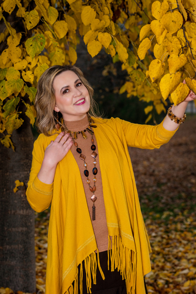 Golden Forest jewellery set
