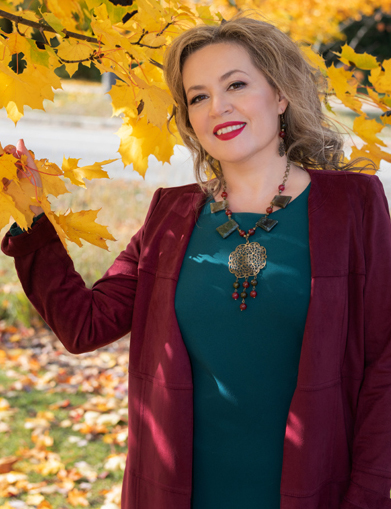Autumn Leaves jewellery set