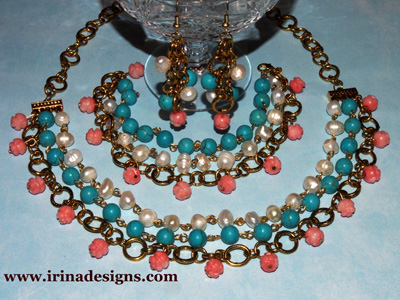 Amalfi Princess jewellery set