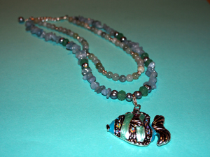 Amethyst Lariat Necklace