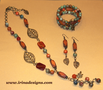 Auburn Forest Jewellery Set