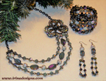 Aurora Flower jewellery set