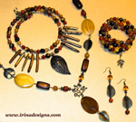 Autumn Branches jewellery set