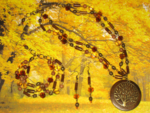 Autumn Forest jewellery set