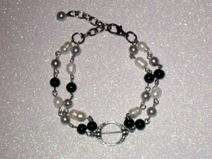 Black & White Cameo Bracelet