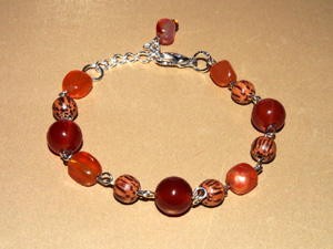Carnelian Autumn bracelet