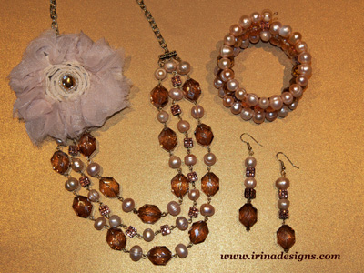 Silver Elegance jewellery set