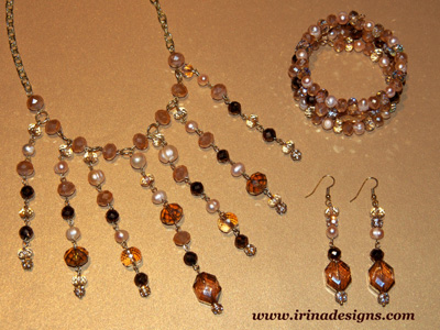 Silver Elegance jewellery set