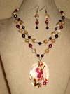 Cherry Blossom Necklace & Earrings