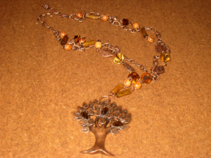Copper Tree Necklace