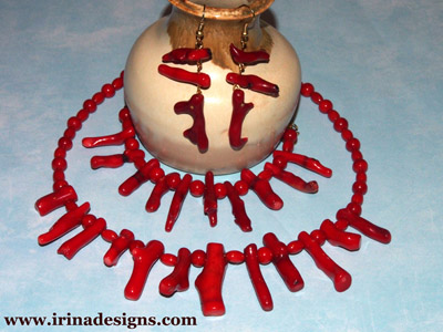Coral Dream jewellery set