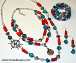 Seaside Muse jewellery set