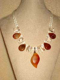 Fire and Ice necklace