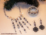 Ice Waterfall jewellery set
