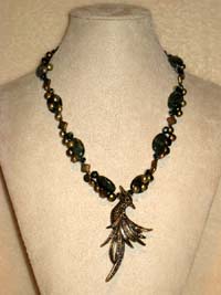 Jade Bird Jewellery Set