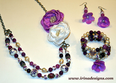 Lilac DReam jewellery set