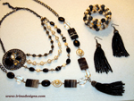 Onyx Elegance jewellery set