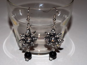 Onyx Glamour Earrings
