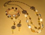 Opal & Citrine Fantasy Jewellery Set