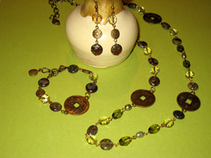 Oriental Princess jewellery set