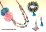 Pastel Garden jewellery set
