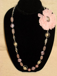 Rose Flower Necklace