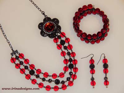 Silver Elegance jewellery set
