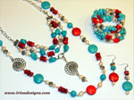 Seaside Fantasy jewellery set