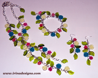 Spring Bouquet jewellery set