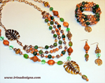 Tropical Garden jewellery set